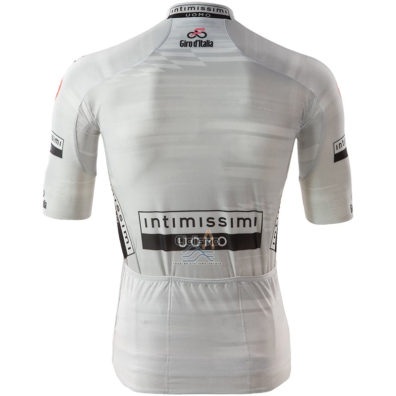 Giro d'Italia Ropa Ciclismo Culotte Corto 2023 Hombre Mangas Cortas Blanco